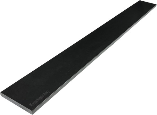 Solid black granite shower - granite,